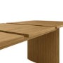 Large Oak Extendable Dining Table - Seats 6 - 8 - Jarel