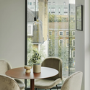 Set of 4 Mink Velvet Dining Chairs with Gold Legs- Jenna
