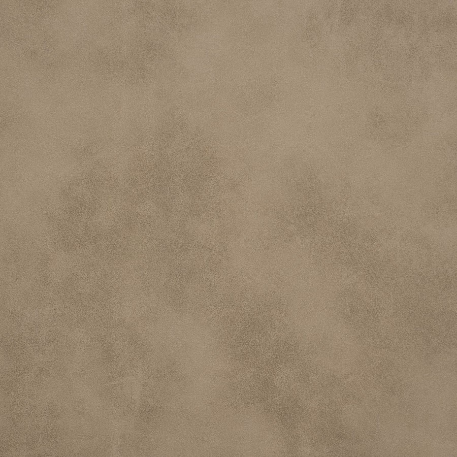 Round to Oval Walnut Extendable Dining Table Set with 4 Beige Faux Leather Chairs - Seats 4 - Karie