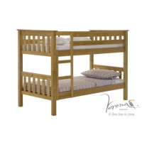 Verona Design Barcelona Solid Pine Small Single Bunk Bed - 75x190cm