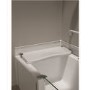 Walk In Shower Bath Left Hand with Bath Screen & Bath Seat 1700 x 750mm - Kineduo