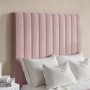 GRADE A1 - Pink Velvet Single Side-Lift Ottoman Bed - Khloe