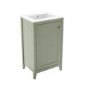 500mm Green Freestanding Vanity Unit with Basin - Kinsley 