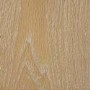 ALMOST PERFECT - Cream Upholstered Curved Kitchen Stool with Limewash Solid Oak Exposed Back - Kori