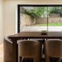 Set of 2 Upholstered Mink Velvet Curved Tub Dining Chairs - Kelsey