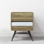 Kuta Modern Reclaimed Wood  Bedside Table - Industrial Style