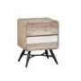 Kuta Modern Reclaimed Wood  Bedside Table - Industrial Style
