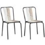 Kuta Industrial Dining Set with Table & 4 Dining Chairs - Reclaimed Wood