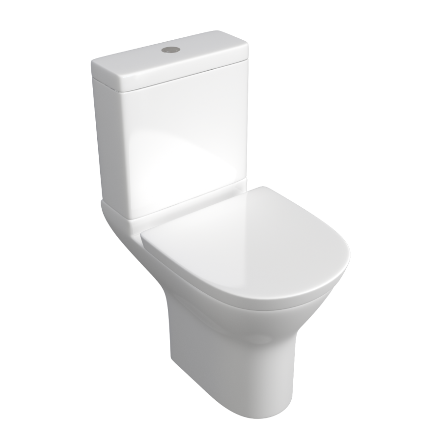 Close Coupled Toilet with Soft Close Seat - Laurel