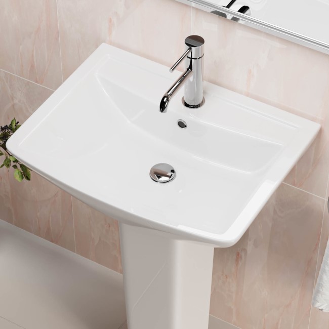 Modern Pedestal Basin 556mm - Laurel