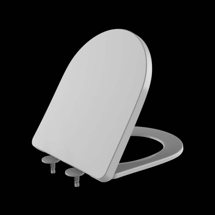 Close Coupled Open Back Toilet with Sink on Top & Chrome Fittings Cloakroom Suite - Legend