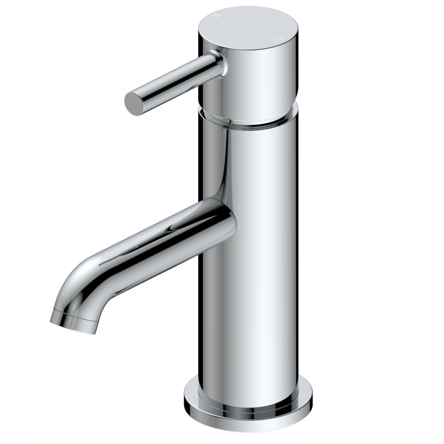 Close Coupled Open Back Toilet with Sink on Top & Chrome Fittings Cloakroom Suite - Legend