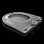 Close Coupled Open Back Toilet with Sink on Top & Brass Fittings Cloakroom Suite - Legend
