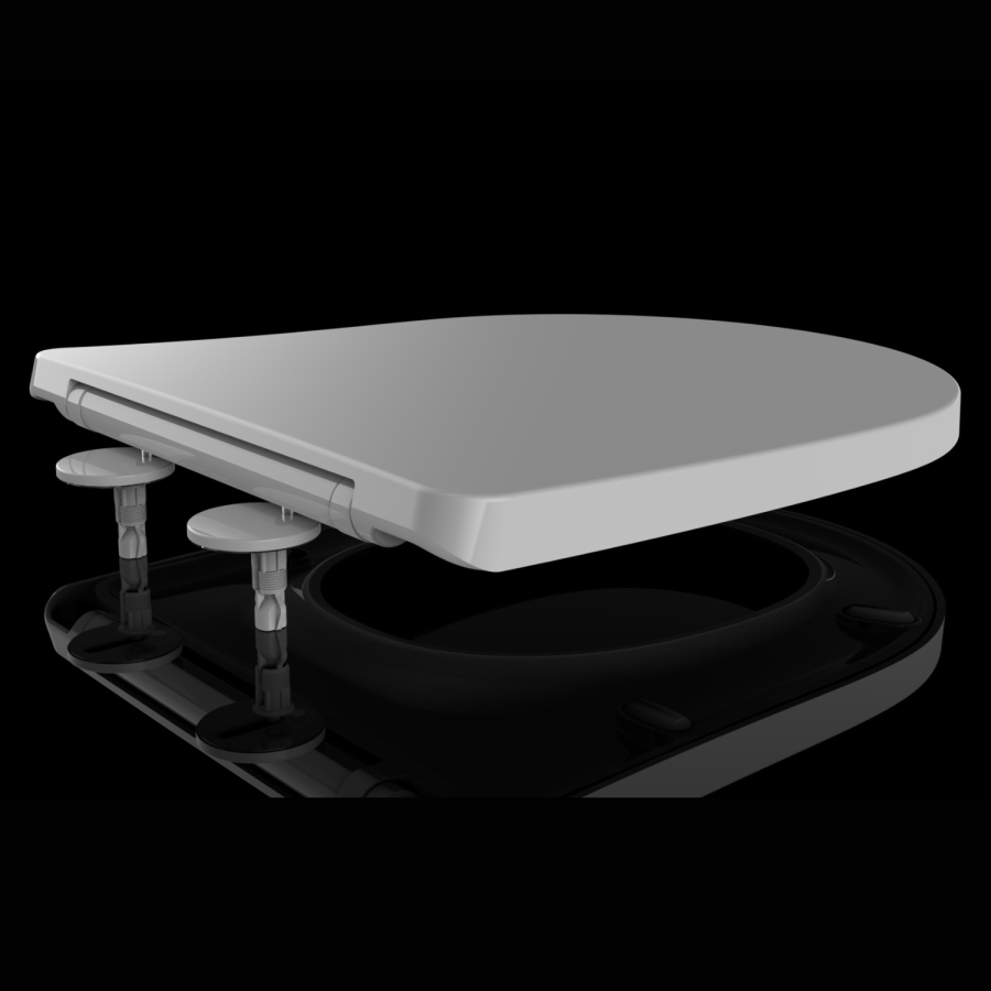 Close Coupled Closed Back Toilet with Sink on Top & Chrome Fittings Cloakroom Suite - Legend