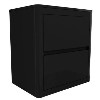 Lexi Black High Gloss Pair of Bedside Tables