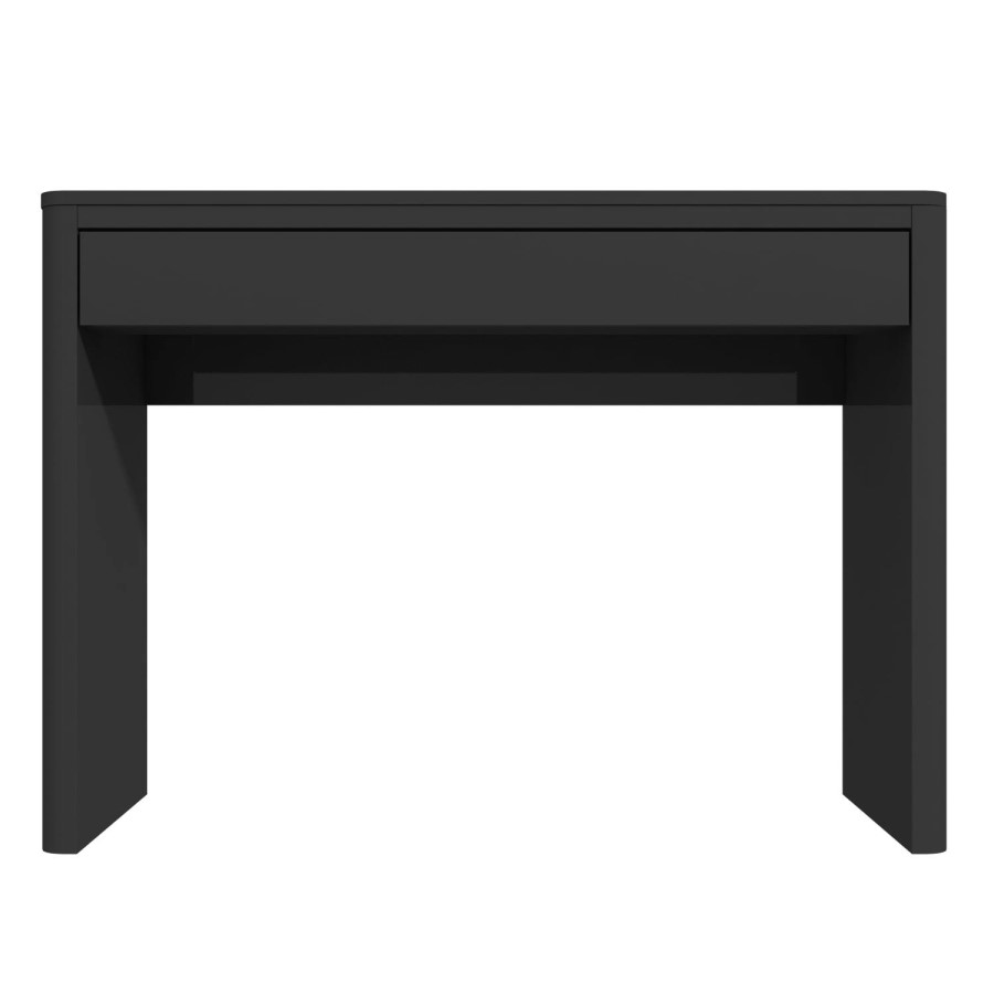 Lexi High Gloss Anthracite Grey Console Table