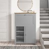 Grey Sideboard with Storage - Linden