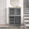 Grey Sideboard with Storage - Linden
