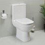 Grade A2 - Modern Freestanding 1800mm Bath Suite with Toilet & Basin - Lisbon