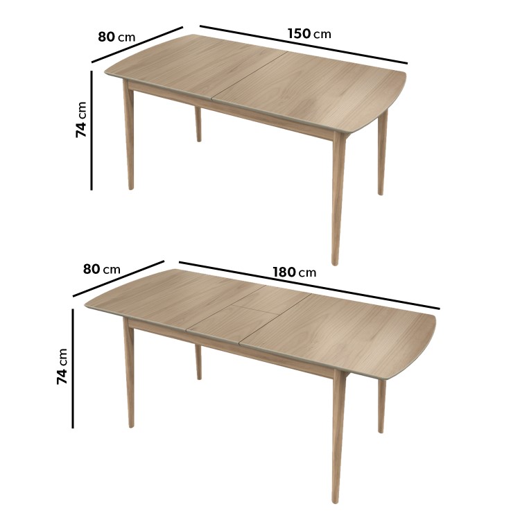 Large Oak Extendable Dining Set with 6 Oak Spindle Dining Chairs