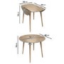 Round Oak Drop Leaf Dining Set with 2 Oak Spindle Dining Chairs