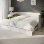 Double Wooden Day Bed with Trundle Storage and 2 Mattresses - Lincoln