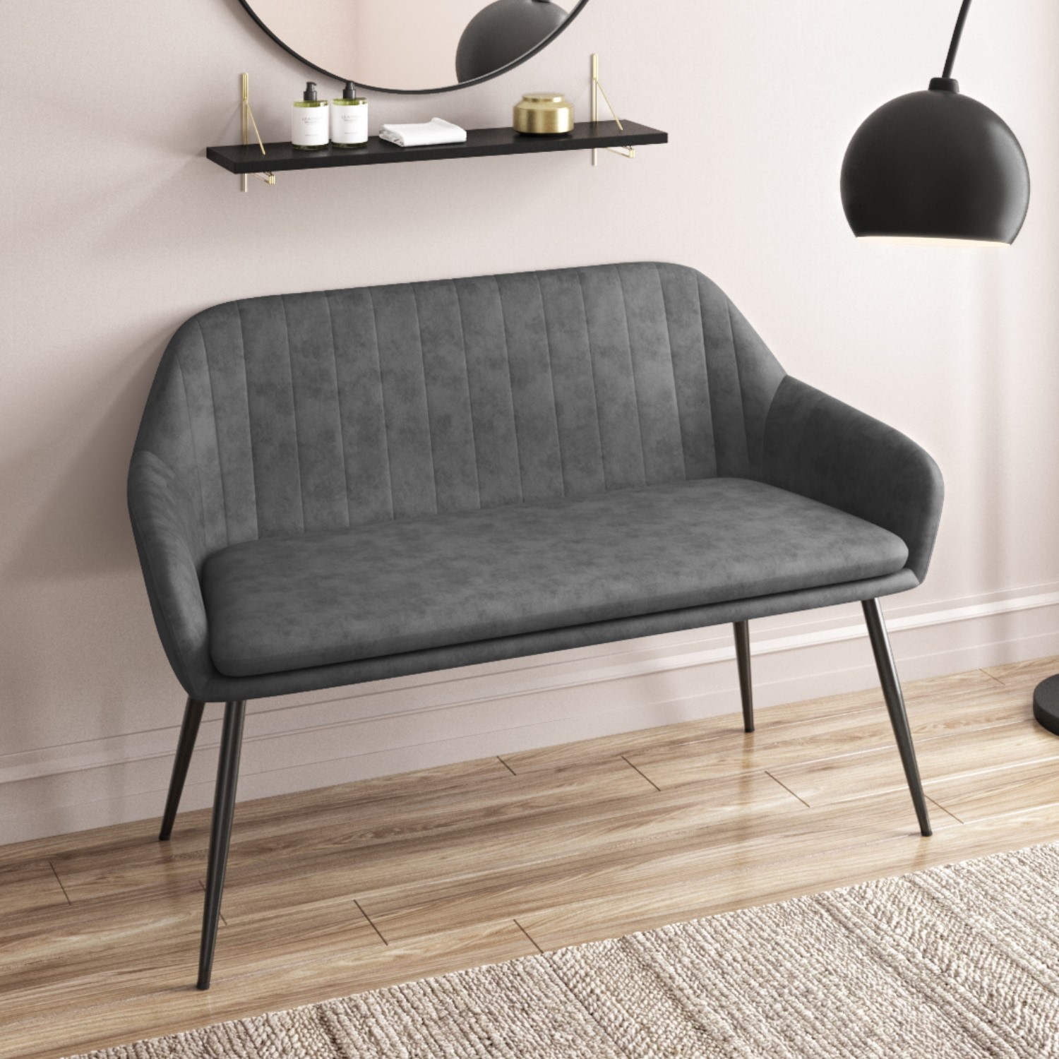 Black hallway bench Browse over 500+ stylish products gofurniture