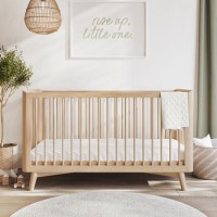 Wooden Convertible 3-in-1 Cot Bed and Mattress 140 x 70 cm - Luna