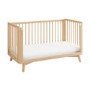 Wooden Convertible 3-in-1 Cot Bed and Mattress 140 x 70 cm - Luna