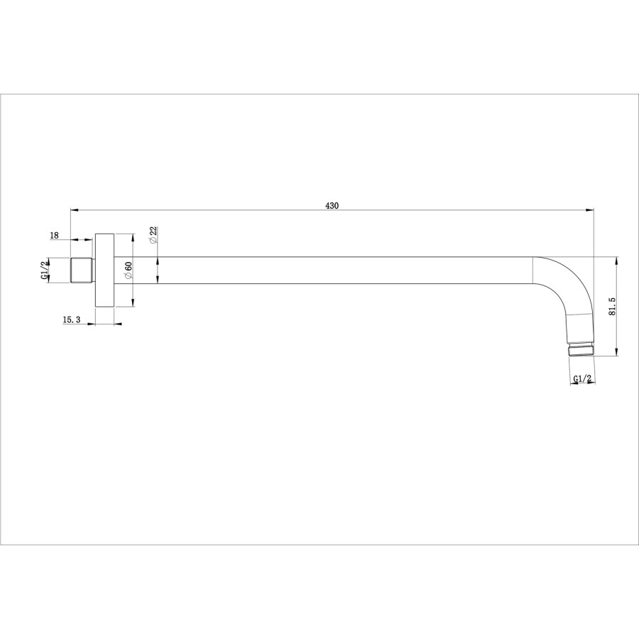 Brushed Brass 2 Outlet Wall Mounted Mixer Shower Set With Bath Filler Spout - Lyla