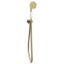 Brushed Brass 2 Outlet Mixer Shower Set With Bath Filler Spout - Lyla