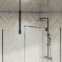 1400x900mm Gunmetal Grey Wet Room Shower Screen Enclosure - Live Your Colour