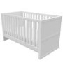 White Pine Nursery Furniture 2-Piece Set including Convertible Cot Bed and Changing Table - Mason