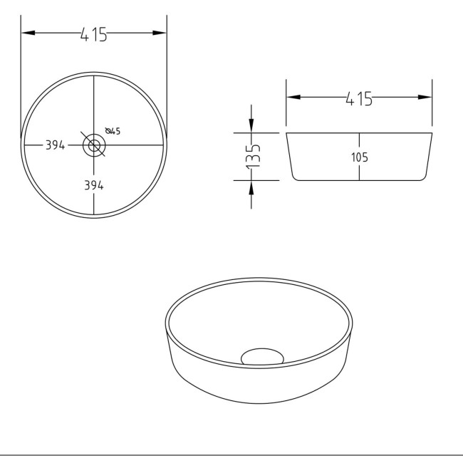 1250mm Wooden Fluted Wall Hung Double Countertop Vanity Unit with Stone Effect Basins - Matira