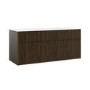 1250mm Walnut Wood Effect Fluted Wall Hung Double Countertop Vanity Unit – Matira