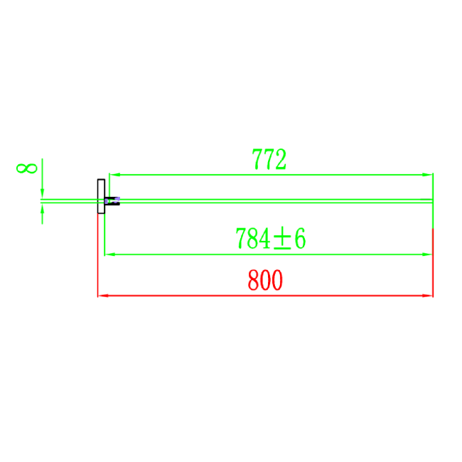 Fluted Glass 1000x800mm Sliding Shower Enclosure Left Hand - Matira