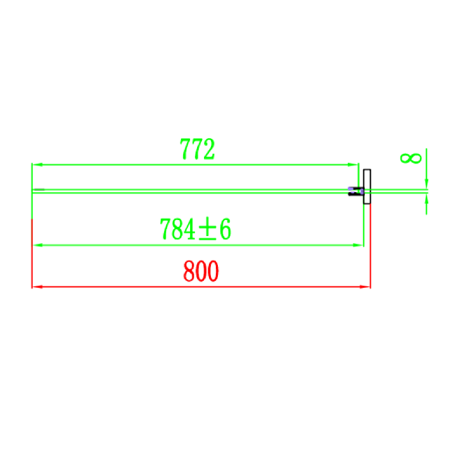 Fluted Glass 1000x800mm Sliding Shower Enclosure Right Hand - Matira