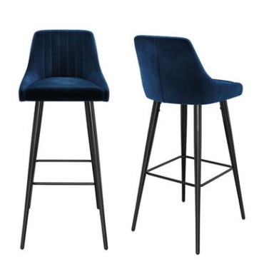 Blue Bar Stools Furniture123, Blue Bar Stools With Backs