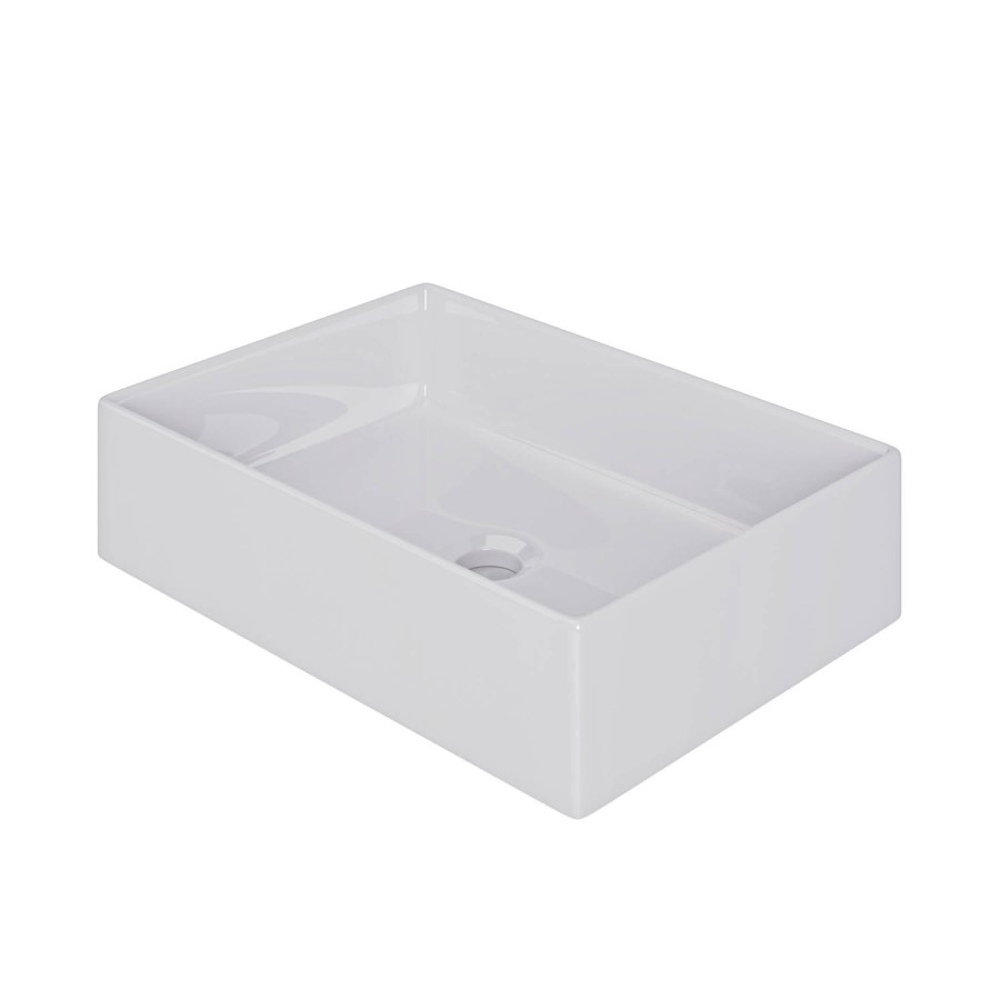 800mm Blue Fluted Wall Hung Countertop Vanity Unit with Basin - Melbourne