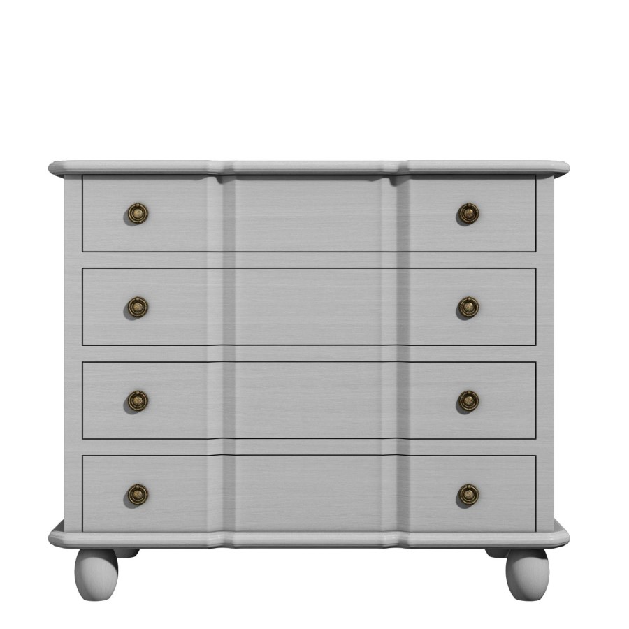 French Inspired Handmade Light Grey Chest of Drawers