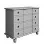 French Inspired Handmade Light Grey Chest of Drawers