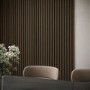 Pack of 4 Walnut Acoustic Wall Panels - 240cm x 60cm - Delamere