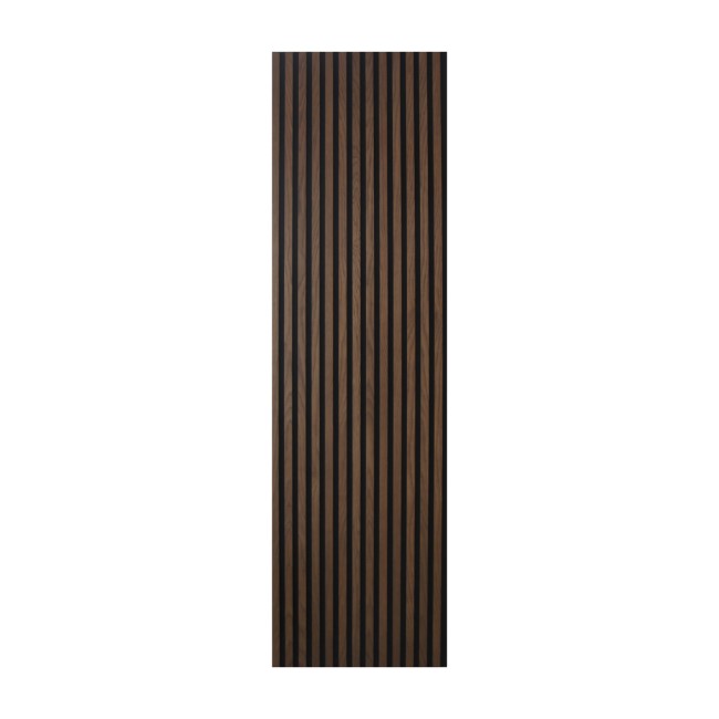 Pack of 2 Walnut Acoustic Wall Panels - 240cm x 60cm - Delamere