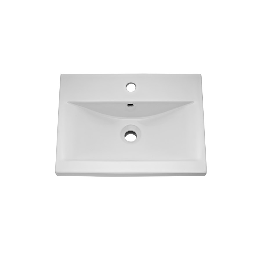 Hudson Reed Grey 2 Door Bathroom Vanity Unit & Basin - W500mm
