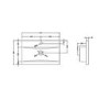 Hudson Reed White 2 Drawer Bathroom Vanity Unit & Basin