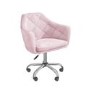 Pink Velvet Chesterfield Dressing Table Chair - Marley