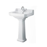 Park Royal 560mm 1 Tap Hole Basin and Pedestal