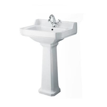 Park Royal 560mm 1 Tap Hole Basin and Pedestal