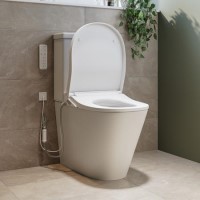 Newport Close Coupled Smart Bidet Japanese Toilet - Purificare