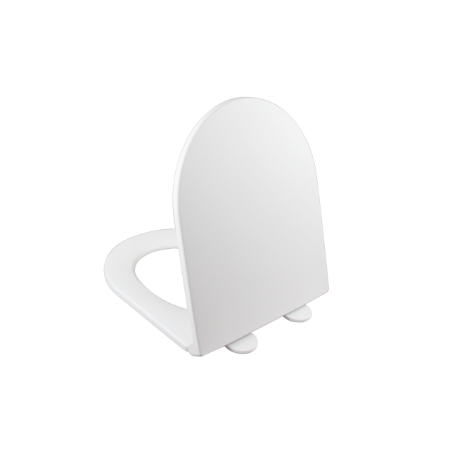 Matt White Wall Hung Rimless Toilet with Soft Close Seat, Chrome Pneumatic Flush Plate, 1170mm Frame & Cistern - Newport